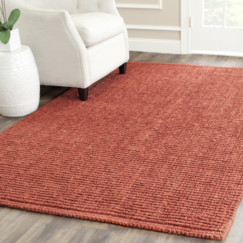 Gracie Oaks Jakwan Handmade Flatweave Jute/Sisal Rust Rug & Reviews